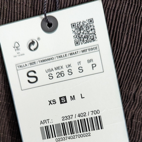 Zara WOMANS Draped TANK Top - Picture 8 of 8